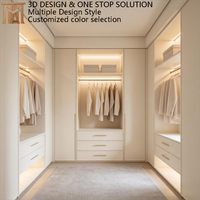 Armoire Modulaire Nordique en Bois Massif Crème avec Étagères Réglables, Fermeture Douce et Économie d'Espace, Écologique