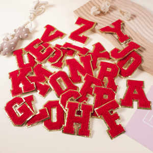 แผ่นรีดติดอักษรวิบวับ8ซม. สำหรับติดเสื้อผ้า - Product Image 2