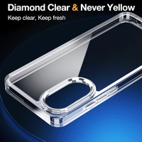 Coque de téléphone portable transparente en TPU PC antichoc, transparente, en acrylique, pour OPPO A78 4G Note 13 4G, vente chaude