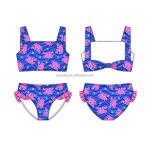 Maillot de bain pour enfants de haute qualité, imprimé floral, bas de maillot de bain, vêtements de plage pour bébés filles, pour enfants de tous âges - Product Image 4