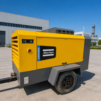 Compresseur d'air diesel portable Atlas Copco XAVS 206C d'occasion, 12,5 m³/min, 14 bars, moteur Cummins 6 cylindres, en stock