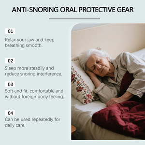 ORALHOE Appareil dentaire de soin du sommeil blanchissant aux herbes pour usage domestique-Protecteur de dents de sommeil de nuit doux - Product Image 6
