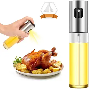 BBQ Sprayer Kitchen Push Type Spray Olive Oil Spray Bottle for Cooking Olive Oil Sprayer Mister