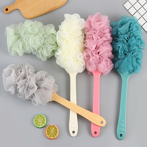 Long Handle Rubbing God Bath Brush Bath Flower Shower Ball Back Rub Brush Bath