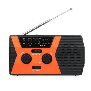 Vente flash - Batterie externe multifonctionnelle à manivelle d'urgence avec lampe - 2000 mAh - Chargeur de téléphone portable rechargeable - Product Image 4