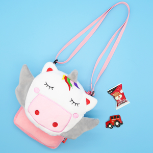 New Arrival <b>Cartoon</b> Character Kindergarten School <b>Backpack</b> Plush Material Zipper Closure Weight Reduction Unisex - Product Image 5
