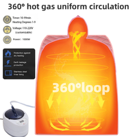BTws Portable 1 personne Sauna Room Sauna Tente avec vapeur humide de haute qualité Ultimate Relaxation Body