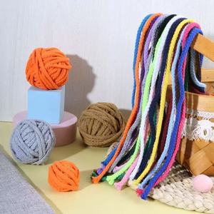 Tali Putar 8 Untai Kekuatan Tinggi 7mm 100% Katun untuk Sepatu, Tas, Pakaian, Tekstil Rumah - Product Image 4