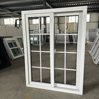Fenêtre coulissante en PVC vinyle de haute qualité NFRC, design de style américain, fenêtres coulissantes à double vitrage UPVC