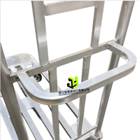 Chariot utilitaire pliable en forme de L