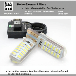 หลอดไฟ T10 4014 Canbus Flash 24smd 6000K อลูมิเนียมเกรดอากาศยาน IP68 กันน้ำ 500LM ใช้ได้กับรถยนต์ทั่วไป 12V ใหม่ รับประกัน 1 ปี - Product Image 3
