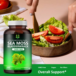 Hot Selling 1600MG Premium Quality Sea Moss Capsules with Bladderwrack Support Digestive Healthy and Promote Immunity for Adult - Product Image 5