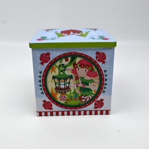 Ready Stock Square Tin <b>Box</b> For Christmas Eve Apple Packaging Custom Printing <b>Empty</b> Metal Square <b>Gift</b> Tin <b>Box</b> For Xmas Fruit Pres - Product Image 5