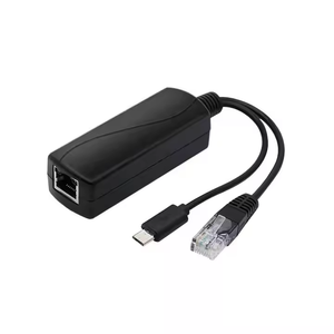 Hoạt động 48V đến 5V 10/100Mbps Ethernet <span class=keywords><strong>POE</strong></span> splitter kết nối phun tiêu chuẩn 802.3af ở đầu ra DC với Micro USB RJ45 cho điện thoại - Product Image 6