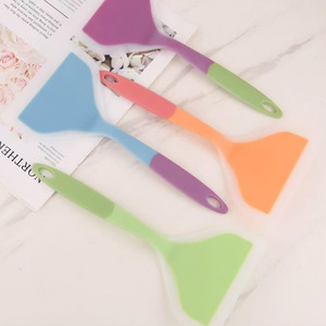 Silicone Spatula Set 4 Pcs Heat Resistant For Cooking Baking Pancake Making Non Stick Safe For Pans - Product Image 3