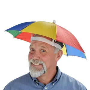Parapluie en forme de chapeau, pour publicité, bon marché, format de chapeau, pour adultes et enfants, 11 pouces