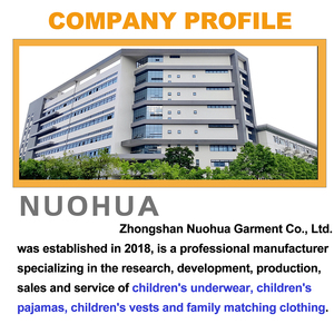 NuoHuaGarment Stock à la mode enfant en bas âge vêtements enfant vêtements enfant 3 4 5 6 garçon fille gilet dessin animé sous-vêtements caleçon Boxer ensemble - Product Image 6