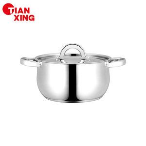 TIANXING Juego de Ollas y <span class=keywords><strong>Sartenes</strong></span> de Acero Inoxidable de 7 Piezas, 16-20-24cm, Antiadherentes, para Cocina - Product Image 4