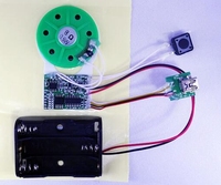 Capteur de lumière Module d'enregistrement puce audio usb télécharger le son à partir d'un PC ou d'un téléphone pour la boîte de cartes à musique