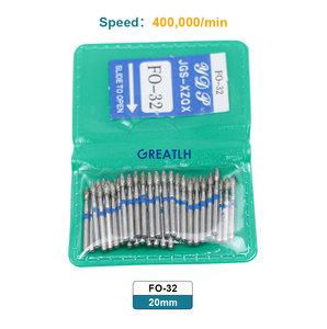 Thép không gỉ Dụng cụ nha khoa tốc độ cao tay khoan 50 cái/gói nha khoa mũi khoan kim cương - Product Image 4