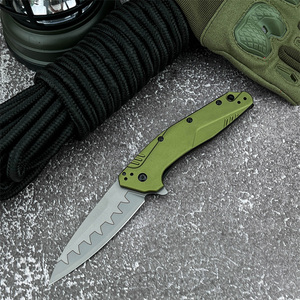 Ks dividende 1812 haute dureté 8Cr13MoV acier tranchant couteau pliant lame extérieur EDC chasse survie Camping couteau de poche personnalisé - Product Image 1