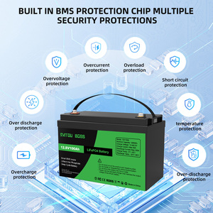 แบตเตอรี่ลิเธียมไอออนสำรองพลังงาน DATOUBOSS US Local Warehouse Deep Cycles 12V 100AH พร้อมระบบจัดการแบตเตอรี่ (BMS) รุ่น DT12 สำหรับโซลาร์เซลล์ - Product Image 1