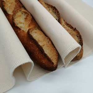 Boulangers professionnels pâte Couche 100% coton pâtisserie tissu d'épreuve pour <span class=keywords><strong>la</strong></span> cuisson du <span class=keywords><strong>pain</strong></span> français Baguettes mocassins - Product Image 3