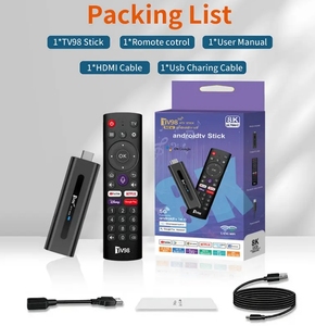 Tv98 ATV Pro 8K Android 14 H313 2.4G/5.8G Wifi Kép Android TV Box thông minh TV Stick Dongle hồng ngoại IR + BT bằng giọng nói điều khiển từ xa - Product Image 4
