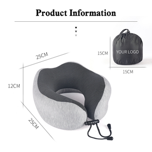 Bantal leher mewah, bantal leher mewah kompak & ringan, Pak cepat, perjalanan, bantal busa memori untuk berkemah, bantal tidur - Product Image 5