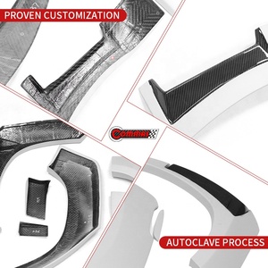 ชุดแต่งบังโคลนคาร์บอนไฟเบอร์แบบแห้ง BB Style สำหรับ Mercedes GLS X166 บังโคลนแบบ Pre-Preg แท้ บังโคลนกว้าง ขายส่ง - Product Image 2