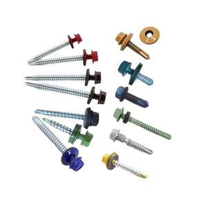 Vis de <span class=keywords><strong>toiture</strong></span> en acier inoxydable zingué anti-fuite avec rondelle EPDM, autotaraudeuses, pour fixation de toitures métalliques et <span class=keywords><strong>réparation</strong></span> de toitures - Product Image 2