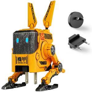 Cargador Rápido GravaStar Alpha65 GaN de 65W, Cargador de Pared USB C con Diseño de Robot Mecha, Adaptador de Corriente de 3 Puertos (2C+1A) para <span class=keywords><strong>MacBook</strong></span>, iPhone, iPad - Product Image 1