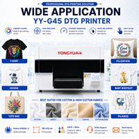 Impresora Industrial DTG YY-G45, Máquina Textil Inteligente para Impresión Directa en Prendas, 2400DPI, Alta Resolución, Equipo para Camisetas Personalizadas, Nuevo Modelo Brother