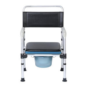 Chaise <span class=keywords><strong>de</strong></span> toilette portable en aluminium MK Modèle 2067, prix usine, pour <span class=keywords><strong>la</strong></span> sécurité en salle <span class=keywords><strong>de</strong></span> bain, pour personnes âgées et femmes enceintes, capacité 150 kg - Product Image 5