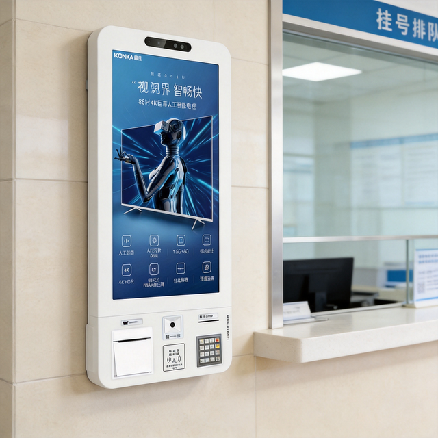 Wall Mounted Health Kiosk Health Kiosk Machine for Hospital Medical Center