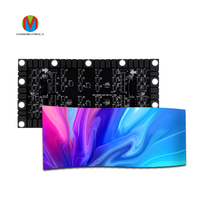 Écran LED souple GOB COB d'intérieur, module LED P1.5 P1.86 P2 P2.5, panneau LED flexible, taux de rafraîchissement élevé, écran LED incurvé pour la publicité