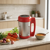 Blender électrique pour smoothies, panneau de commande tactile, 6 programmes prédéfinis, 2 lames, capacité de 1,2 à 2,0 L, multifonctionnel, acier inoxydable de qualité alimentaire
