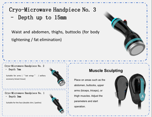 Appareil <span class=keywords><strong>Bodyslim</strong></span> & Cool Wave à 5 poignées pour la réduction de la cellulite, le raffermissement de la peau et l'élimination du double menton - Product Image 3