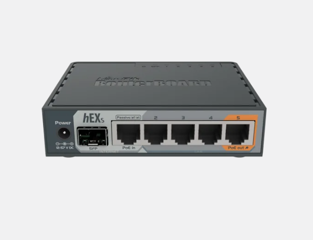 Mikrotik RB760iGS Gigabit Ethernet Router 5-Port PoE-Ready Network Switch Refurbished/Used WEP Support for Small Business Home