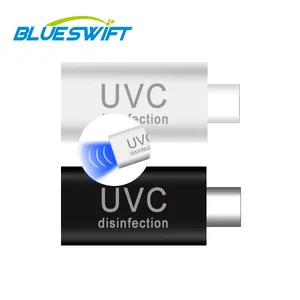 Mini USB Điện Thoại UVC LED Khử Trùng Ánh Sáng Di Động Cầm Tay Tia Cực Tím Gemicidal Đèn Cho IOS Điện Thoại Android