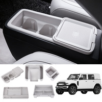 Chery ICAR V23 Protection en silicone antidérapante, poche arrière pour téléphone portable, boîte de rangement pour mouchoirs et gobelets, accessoires Icar V23