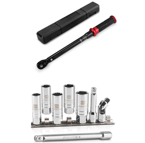 3/8-Inch Drive Industrial Grade Carbon Steel Spark Plug <strong>Socket</strong> Set 8PCS 5/8-inch 3/4-inch 13/16-inch 14mm <strong>18mm</strong> CR-V <strong>Sockets</strong> - Product Image 1