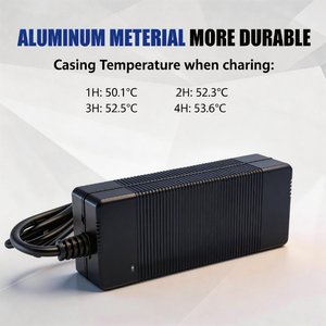 Chargeur de batterie GSP 14,2 V 20 A LiFePO4, chargeur AC-DC 12 V au phosphate de fer et de lithium pour batterie de moto et scooter - Product Image 4