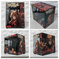 Evangelion Asuka DIY Cartoon Anime Character Case M-Atx Support 360 Water Cooling Sea View Room Customized Cartoon Computer Case