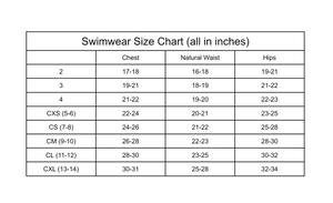 Conjunto de traje de baño para niñas Teal Hummingbird Scoop Bikini - Product Image 6