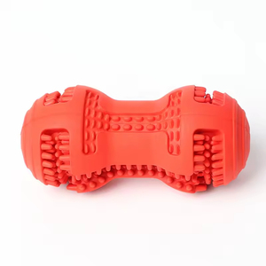 Jouets pour chiens en caoutchouc souple et résistant, jouets de nettoyage dentaire, jouets en forme de barre pour animaux de compagnie, jouets à mâcher couineurs pour chiots, soulagement de l'anxiété et de l'ennui pour les chiens - Product Image 6