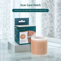 Patchs de soin des cicatrices en silicone flexibles et découpables, lavables, réutilisables, doux pour la peau, non irritants, pour le soin quotidien de la peau