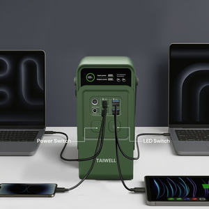 Estación de Energía Portátil de 192Wh/200W con Batería LiFePO4 y 1 Panel Solar para Camping y Uso de Emergencia - Product Image 1