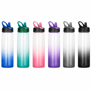 Botella de Agua Deportiva Tritan Idealist de 800 ml con Pajita, Libre de BPA, a Prueba de Fugas, para Gimnasio, Escuela y Actividades al Aire Libre, Personalizable - Product Image 5