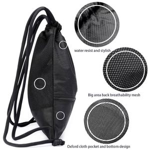 Custom Logo Waterproof Sports <b>Backpack</b> Outdoor Travel Large Capacity Storage Bag with 600D Oxford <b>Drawstring</b> <b>Backpack</b> - Product Image 2